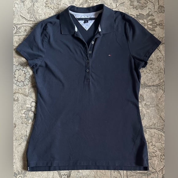 Tommy Hilfiger Denim Polo Shirt, Large - Picture 1 of 3